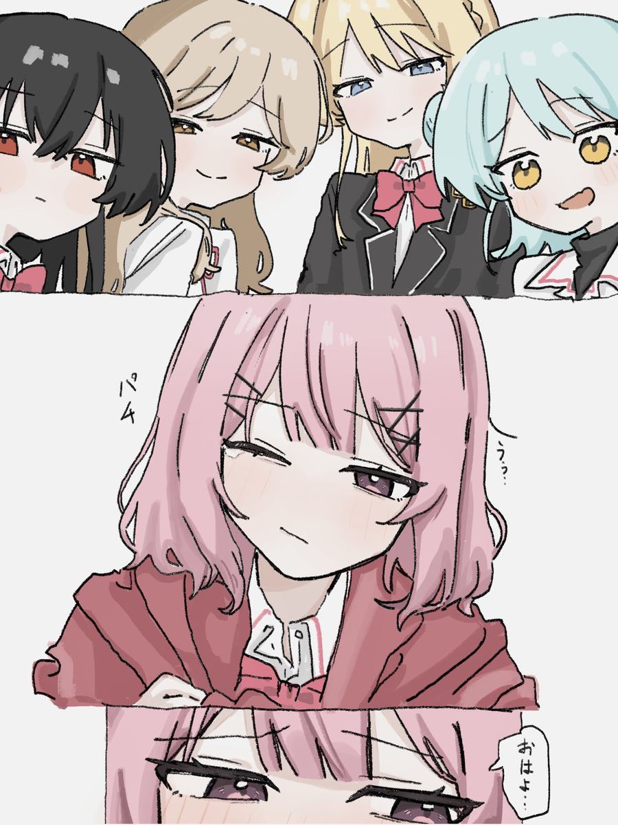 This is a pixiv picture whose title is ｢｢｢｢おはよう｣｣｣｣.