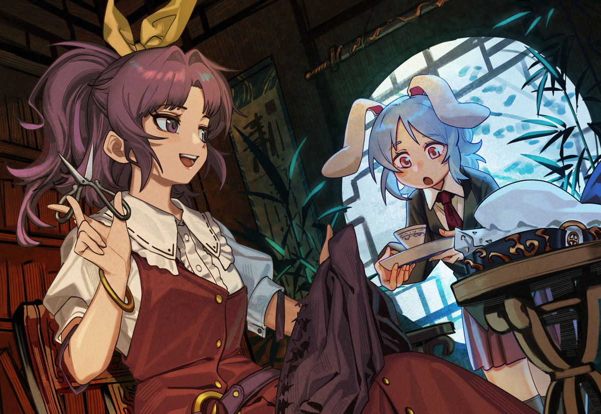 This is a pixiv picture whose title is commission.