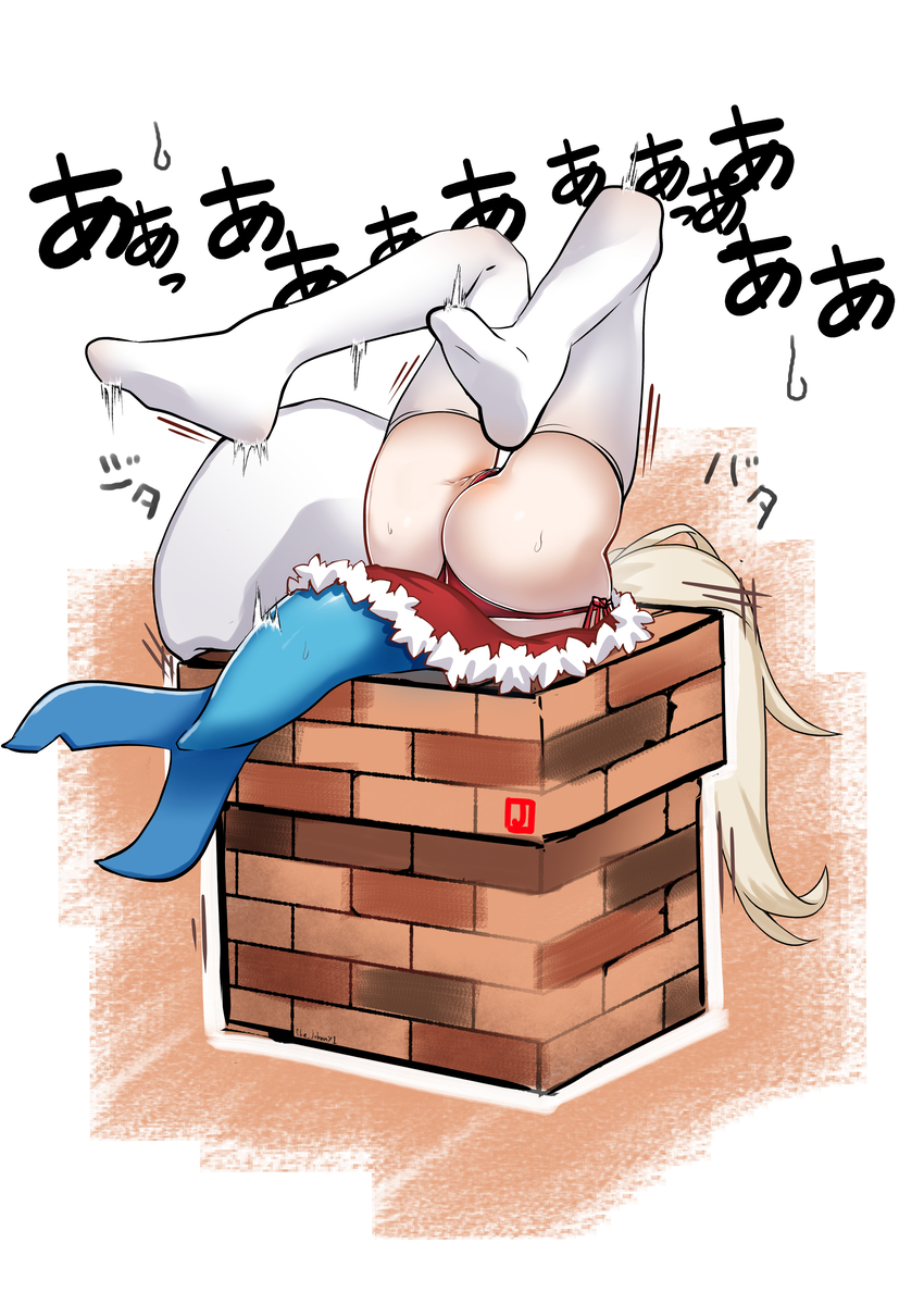 This is a pixiv picture whose title is A Hasty Santa Claus.