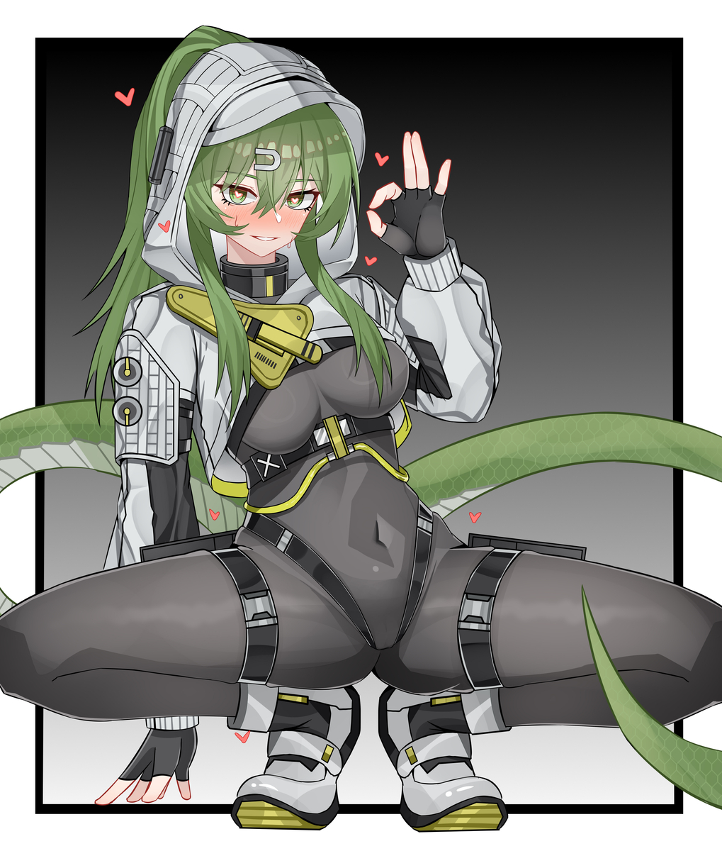 This is a pixiv picture whose title is 终末地涩蛇.