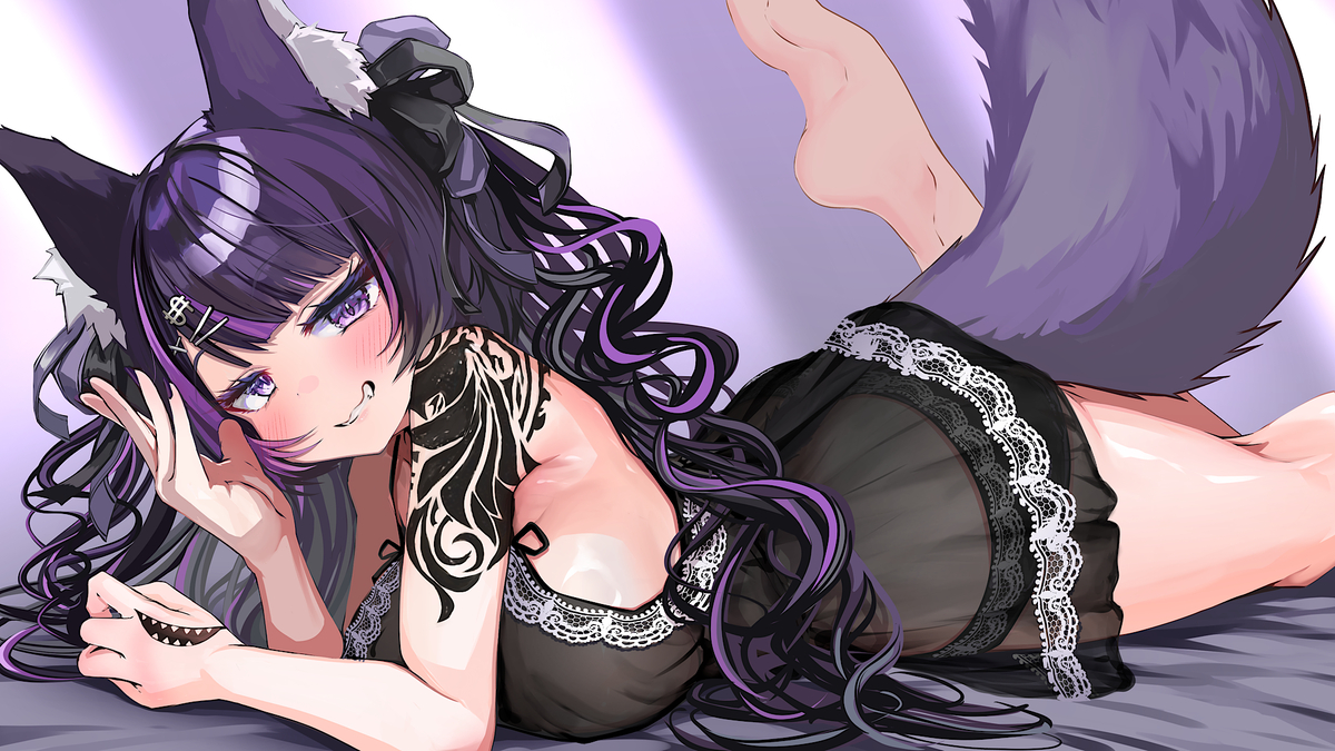 This is a pixiv picture whose title is 闇貸かな.