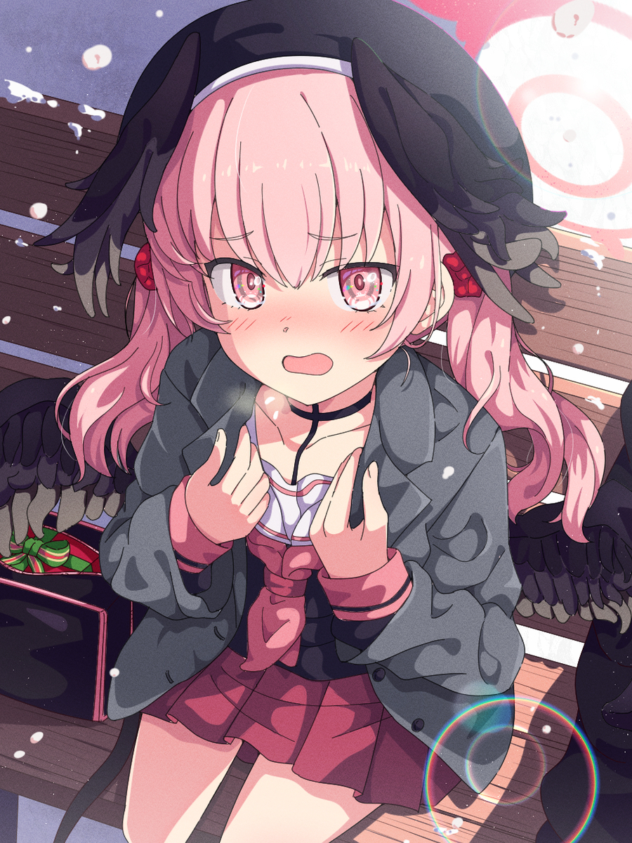 This is a pixiv picture whose title is コハルと一緒の帰り道.