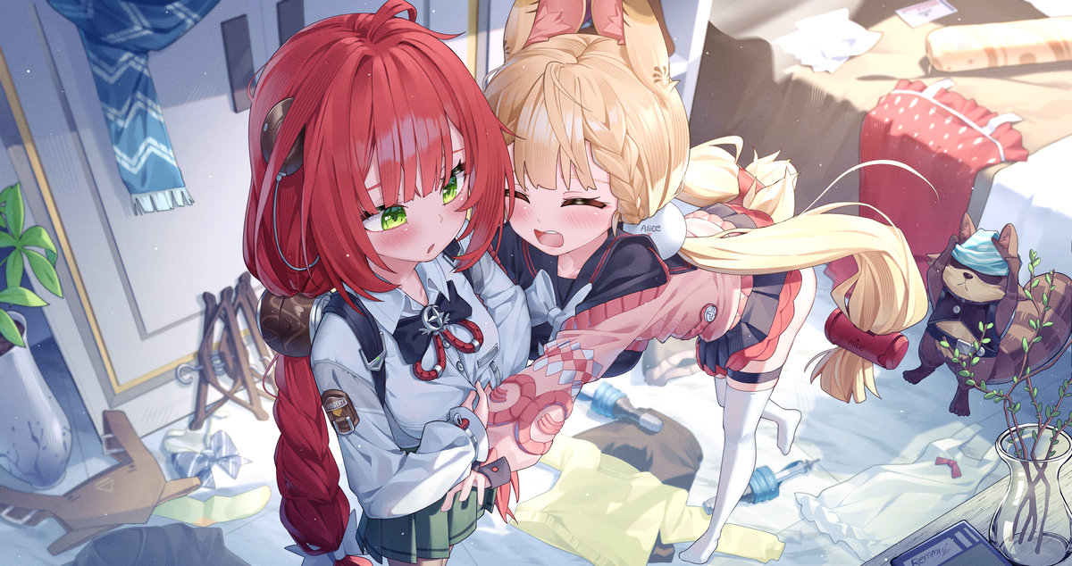 This is a pixiv picture whose title is Raccoon....