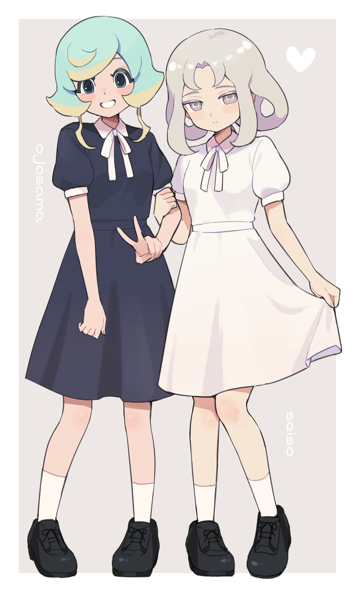 This is a pixiv picture whose title is 茉莉ちゃんナオちゃん.