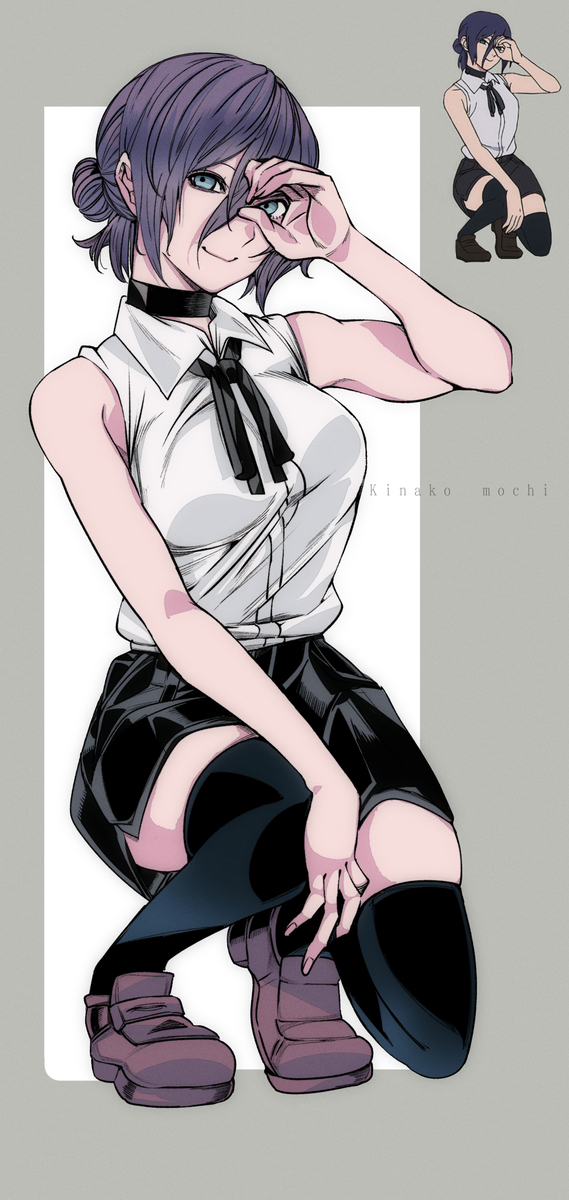 This is a pixiv picture whose title is チェンソーマンレゼ篇【レゼ/IRIS OUT】.