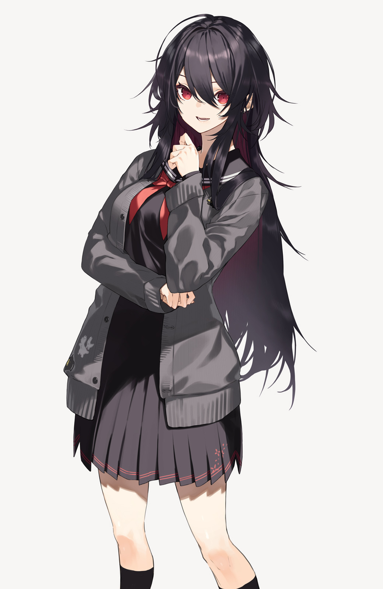 This is a pixiv picture whose title is 如月れん(制服).