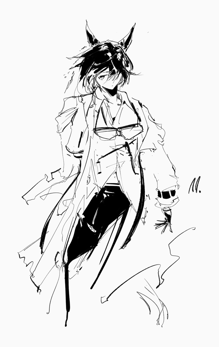 This is a pixiv picture whose title is 22分.