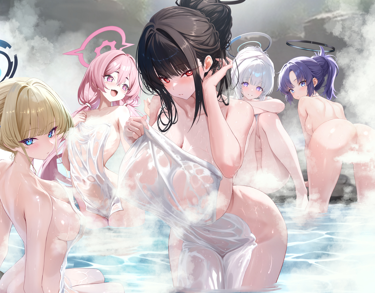 This is a pixiv picture whose title is ミレニアムセミナー＋トキ♨️(健全用).