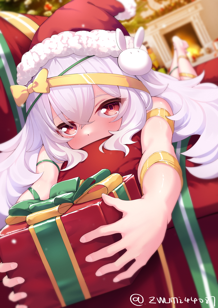 This is a pixiv picture whose title is 圣诞拉菲.