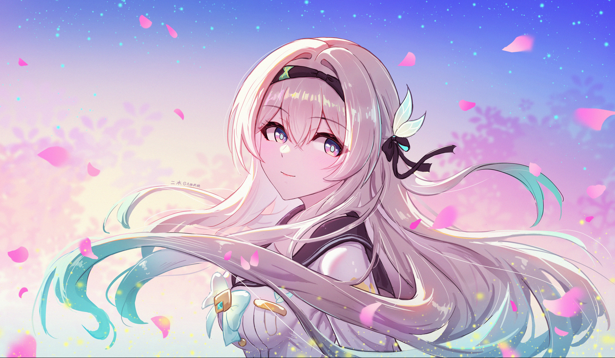 This is a pixiv picture whose title is 流萤.