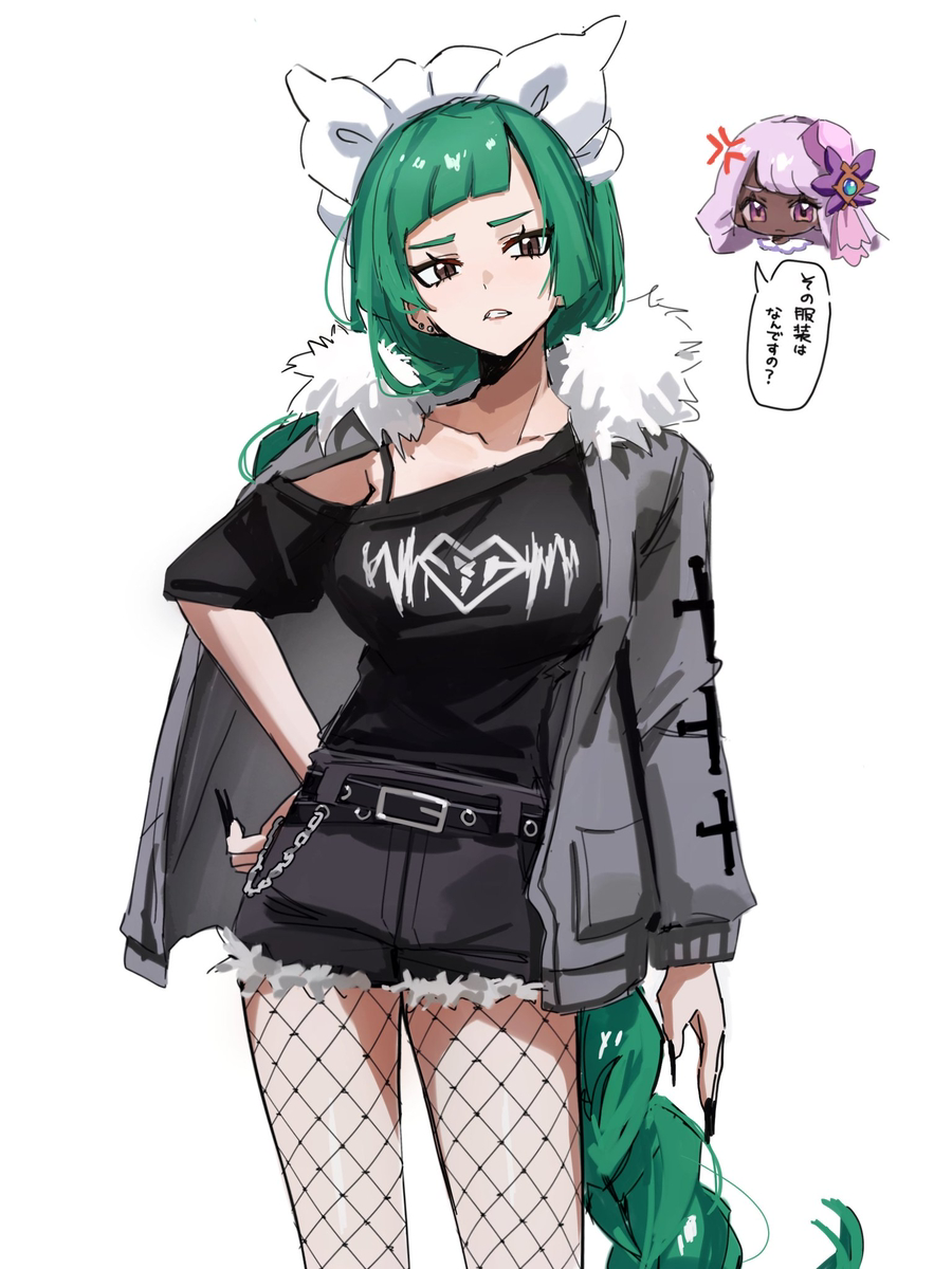 This is a pixiv picture whose title is ZAトレーナー地雷系if.