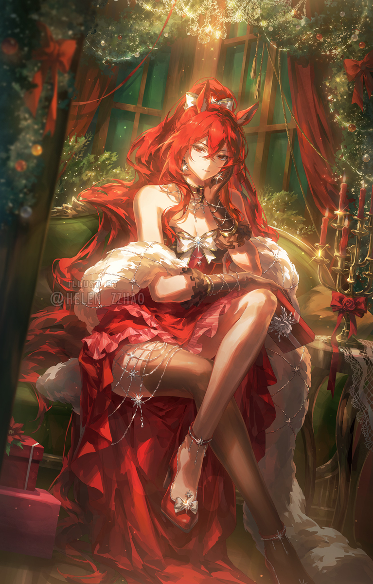 This is a pixiv picture whose title is 🎀.