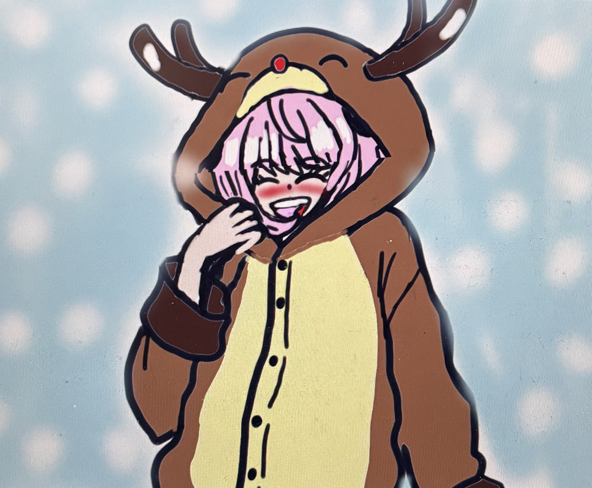 This is a pixiv picture whose title is トナカイアーニャ💕☃️.