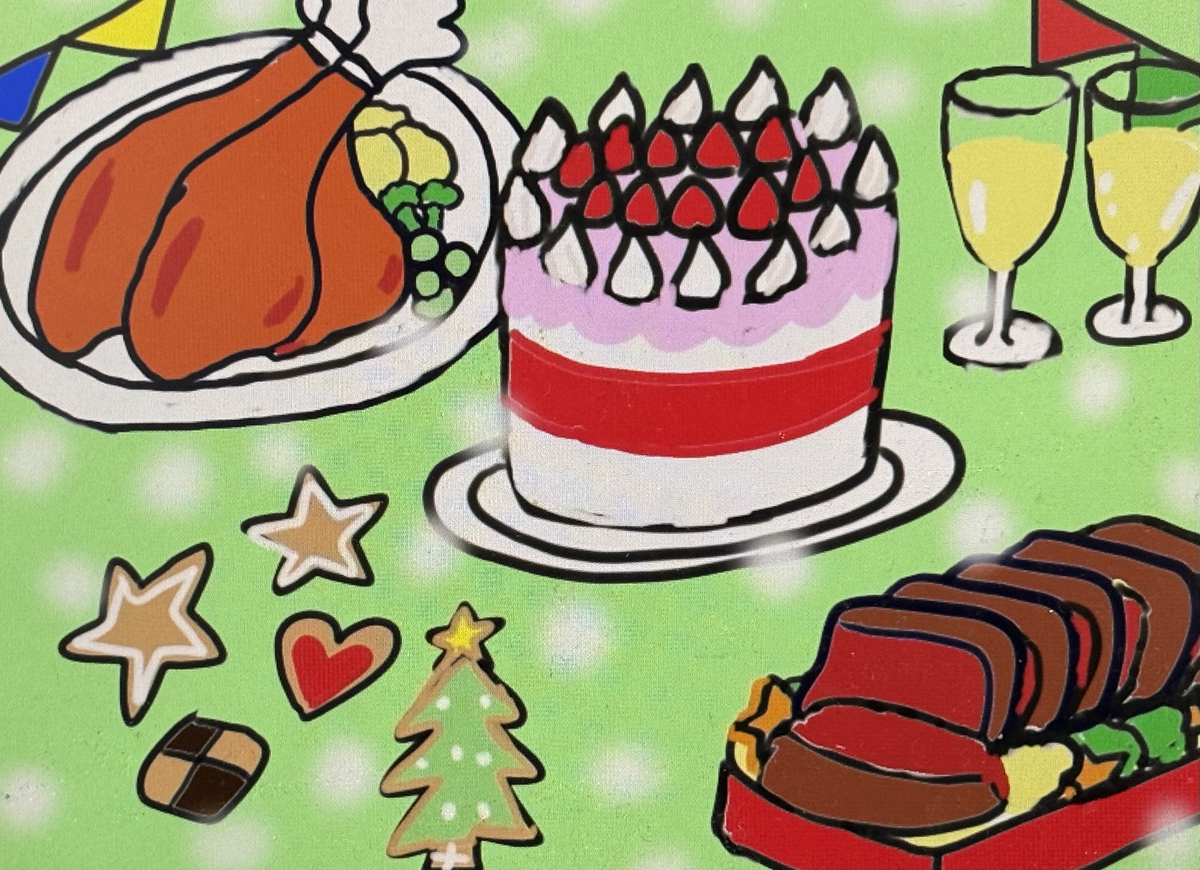 This is a pixiv picture whose title is クリスマスディナー✨✨.