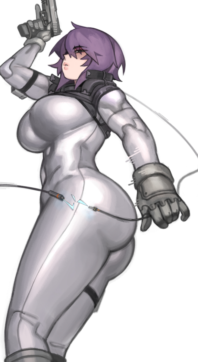 This is a pixiv picture whose title is Ghost in the Shell Motoko Kusana.