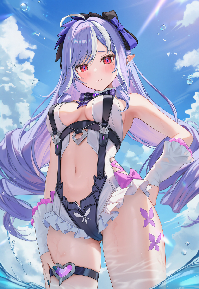 This is a pixiv picture whose title is 薇薇安💜.