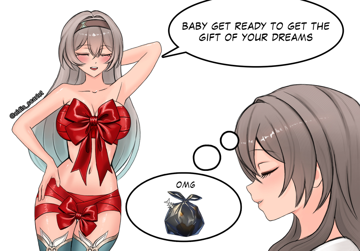 This is a pixiv picture whose title is Christmas gift.