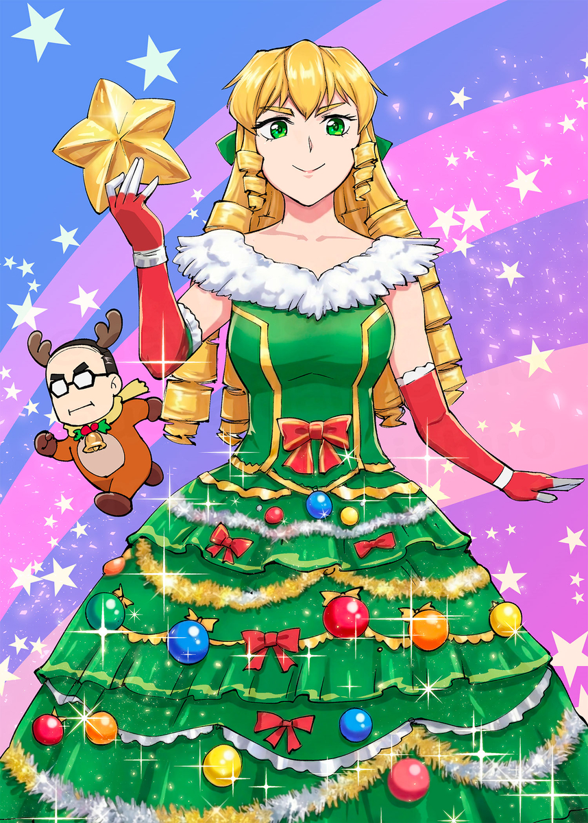 This is a pixiv picture whose title is メリクリおじさん.