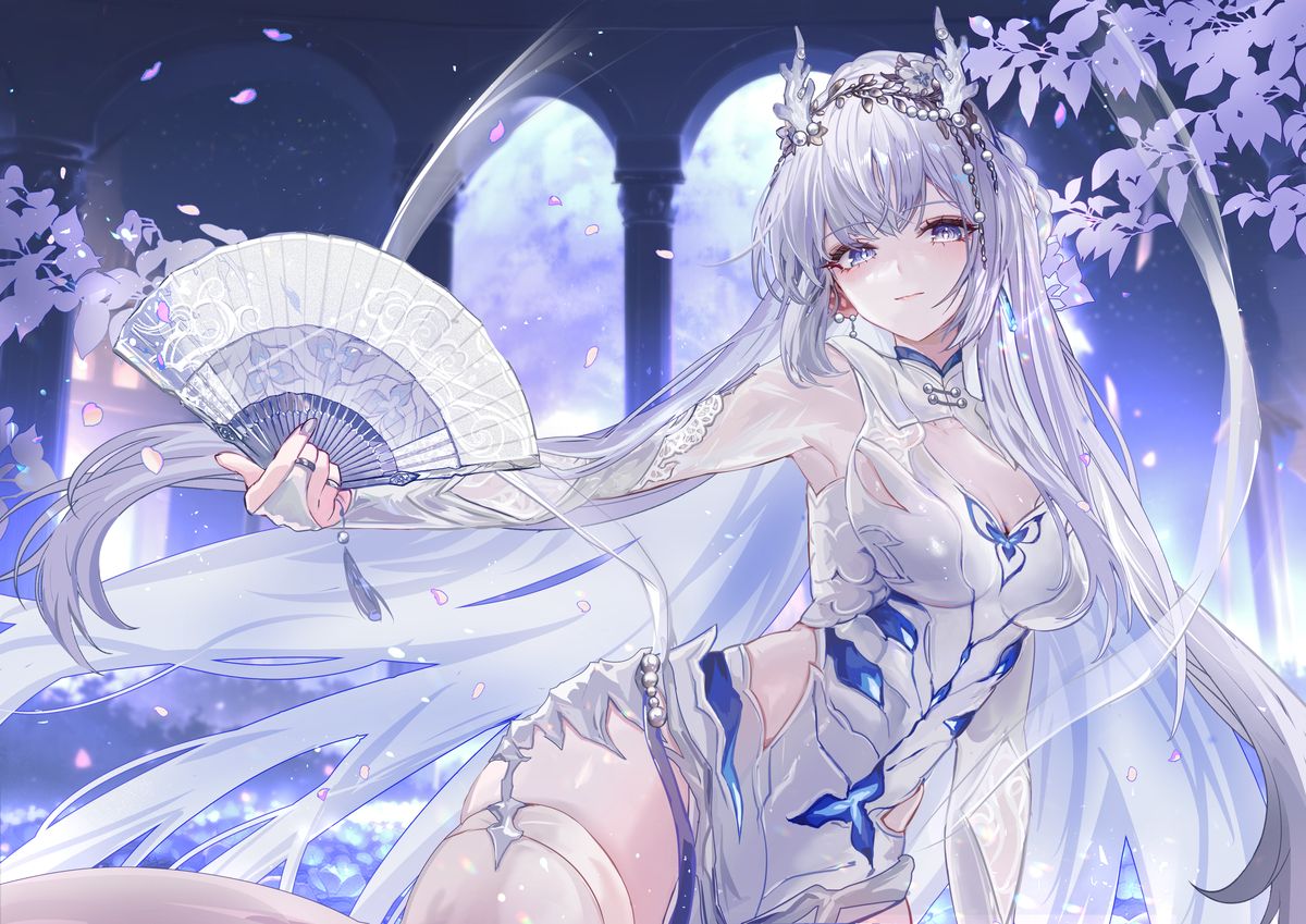 This is a pixiv picture whose title is 扶疏.