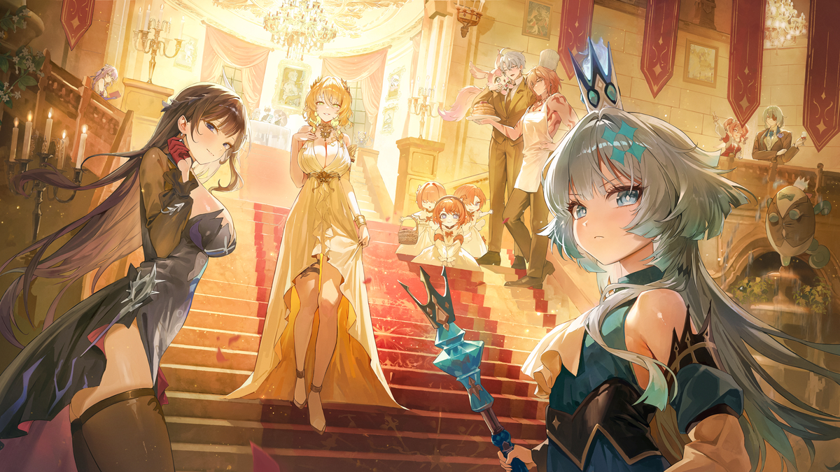 This is a pixiv picture whose title is Amphoreus party.
