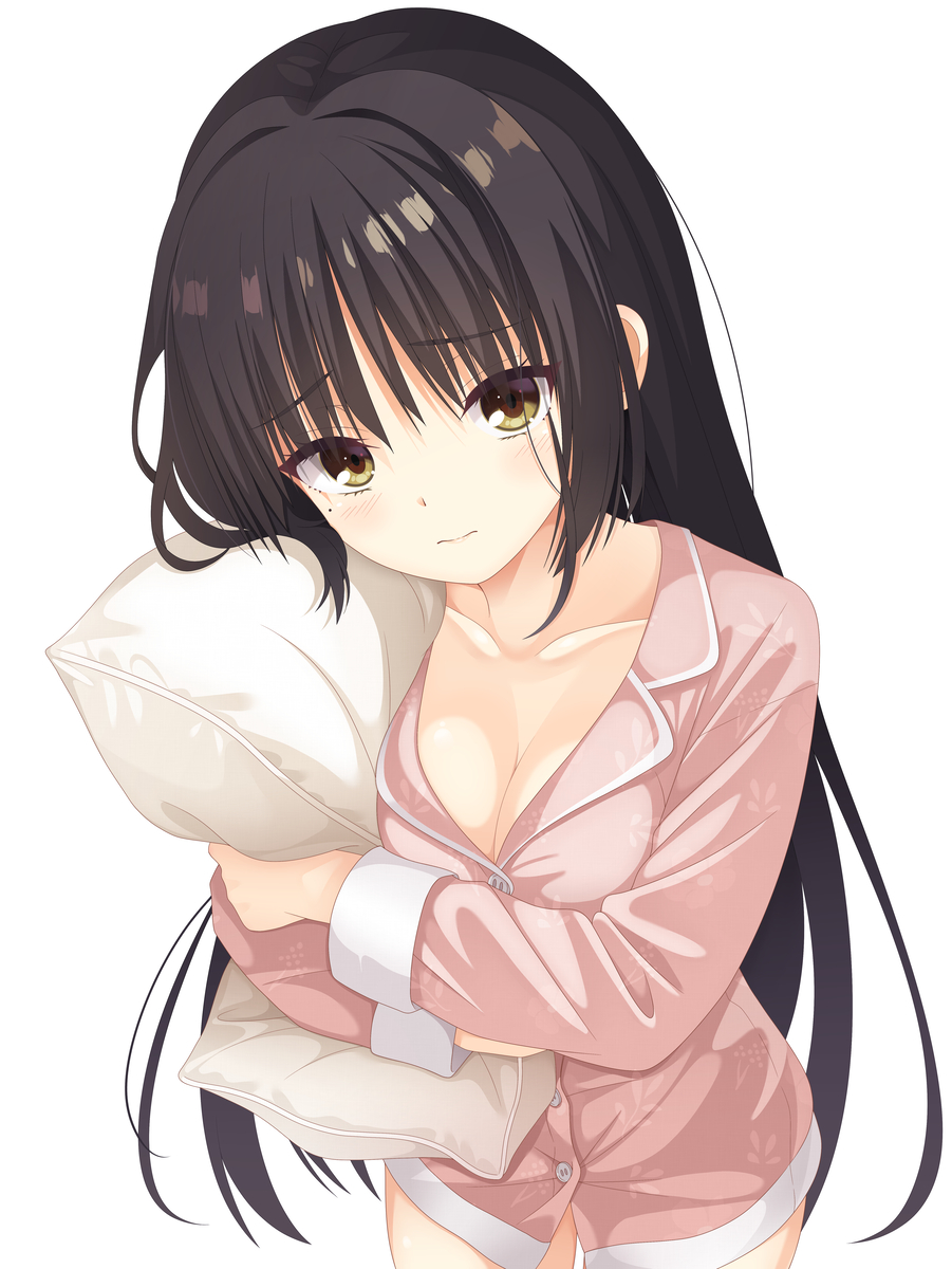 This is a pixiv picture whose title is 一緒に、寝よ？.