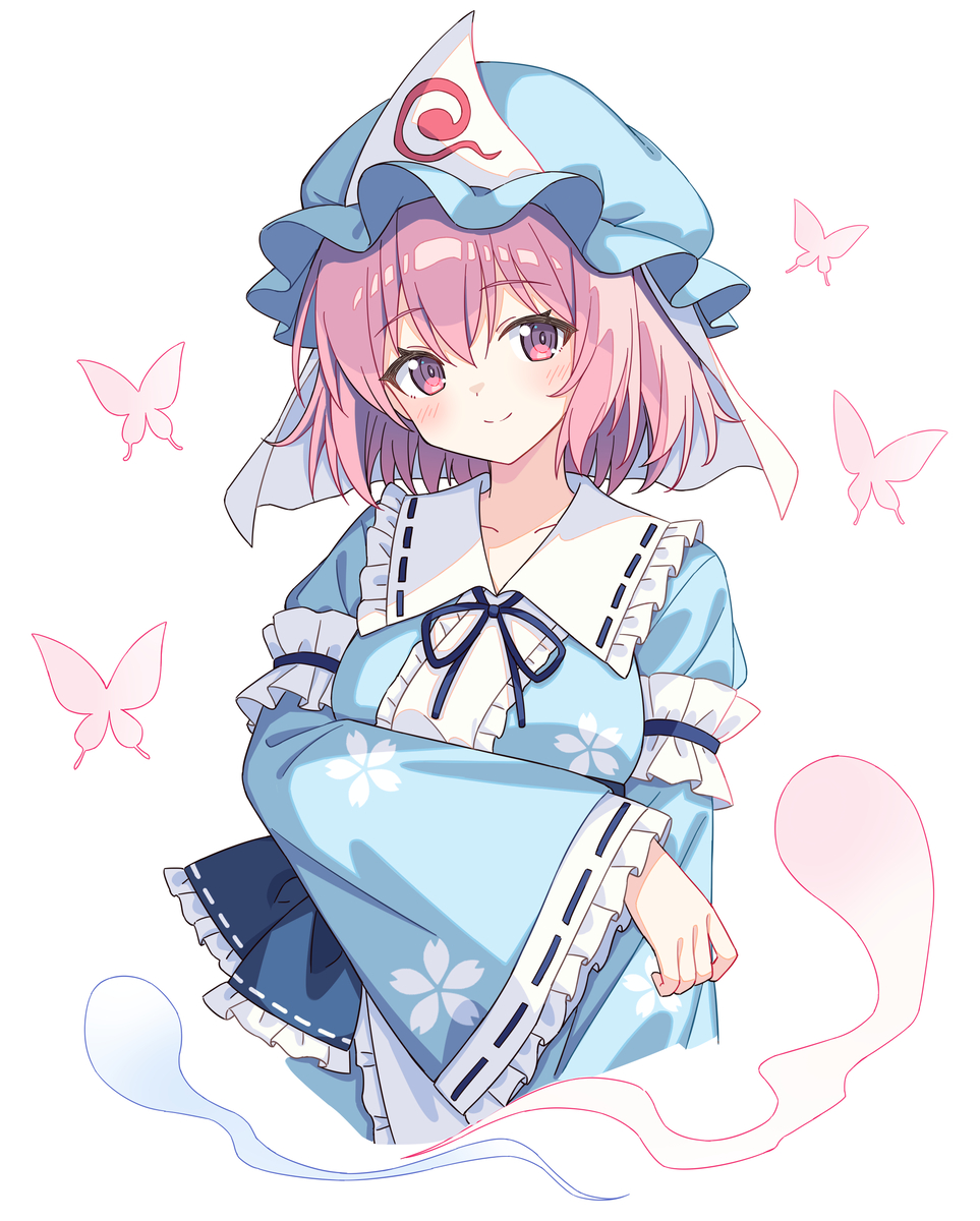 This is a pixiv picture whose title is 幽々子.