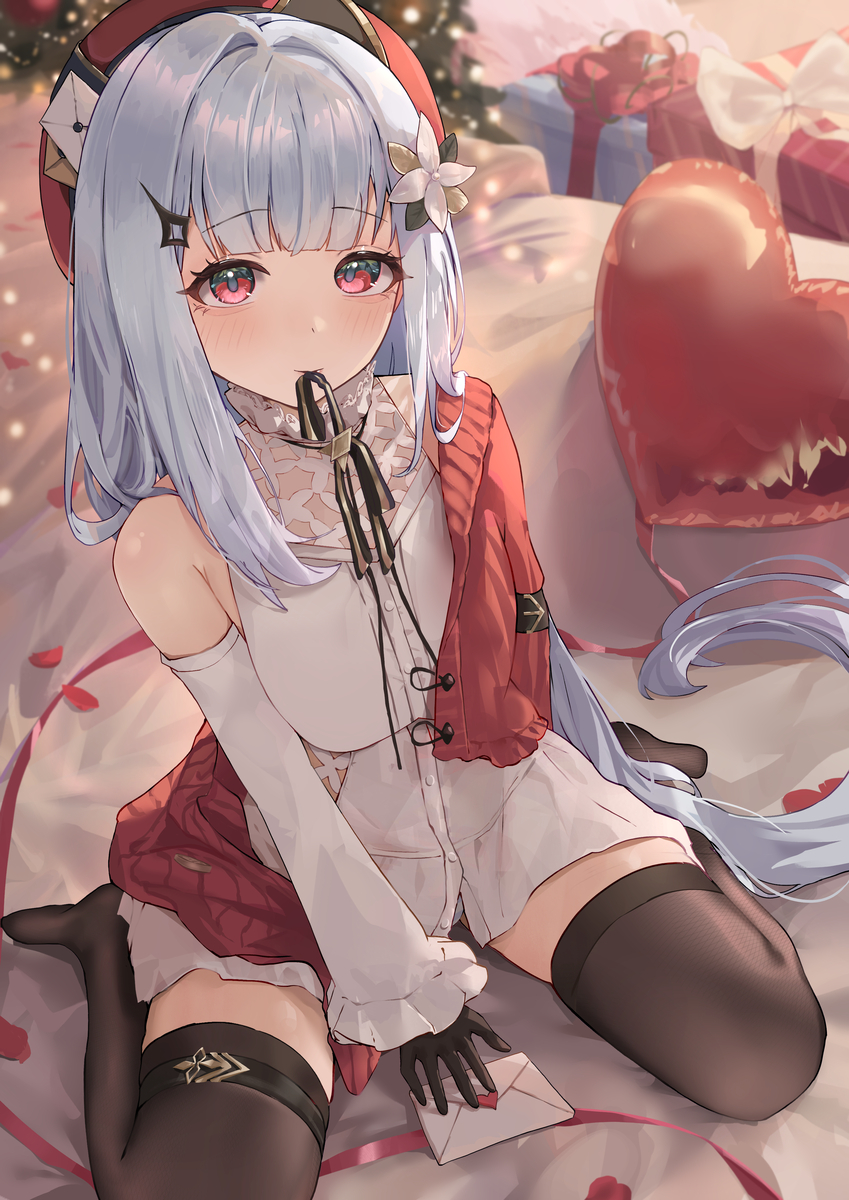 This is a pixiv picture whose title is クリスマスフリージア.