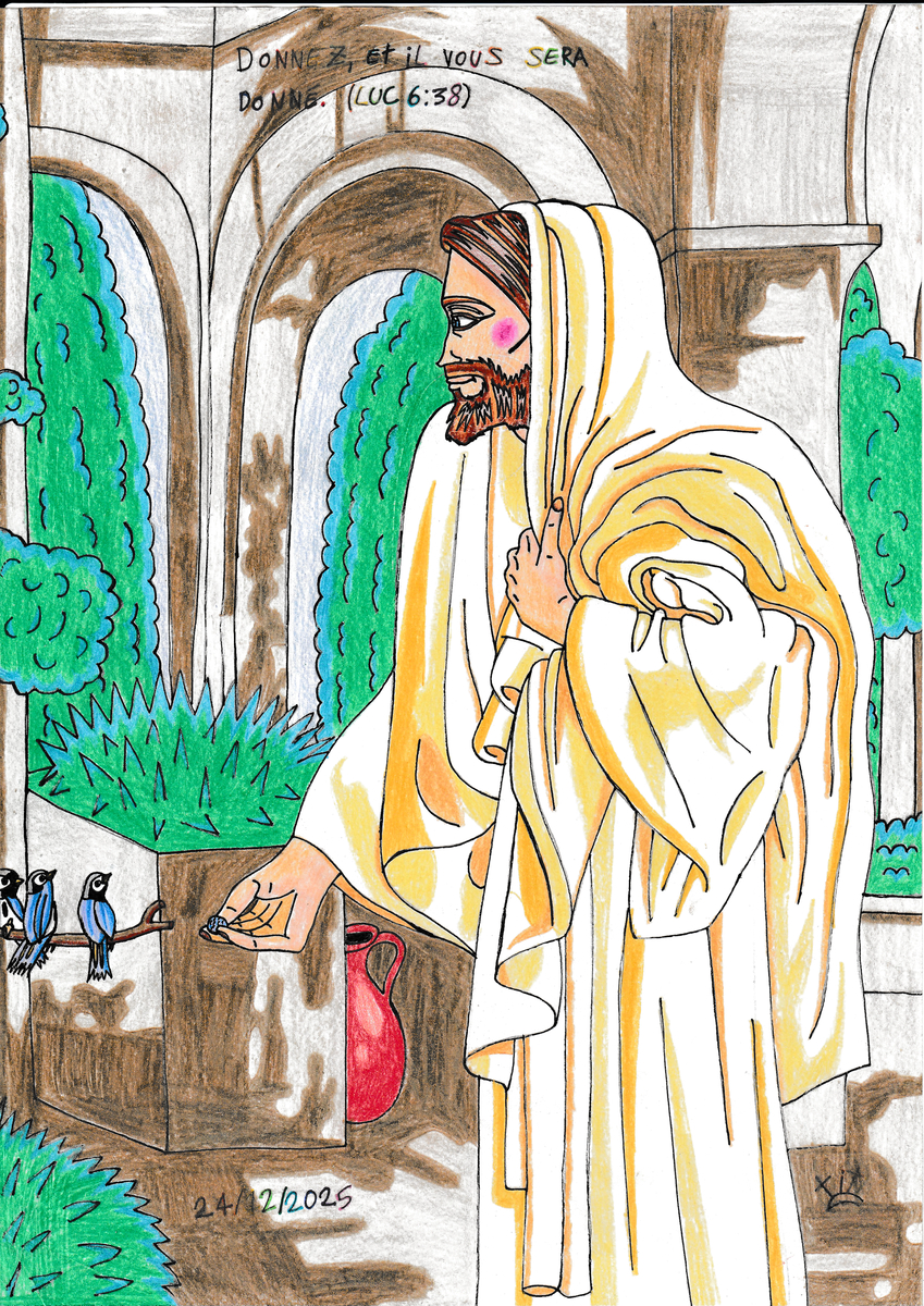 This is a pixiv picture whose title is 与えよ、そうすればあなたにも与えられるであろう✝️☦️⛪📿🙏🏻🎁.