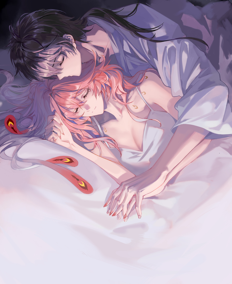 This is a pixiv picture whose title is 长离和阿漂。.