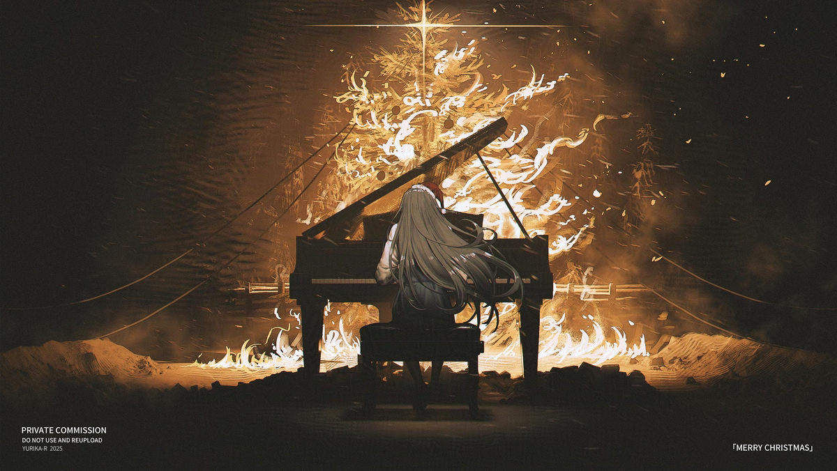 This is a pixiv picture whose title is Merry Christmas.