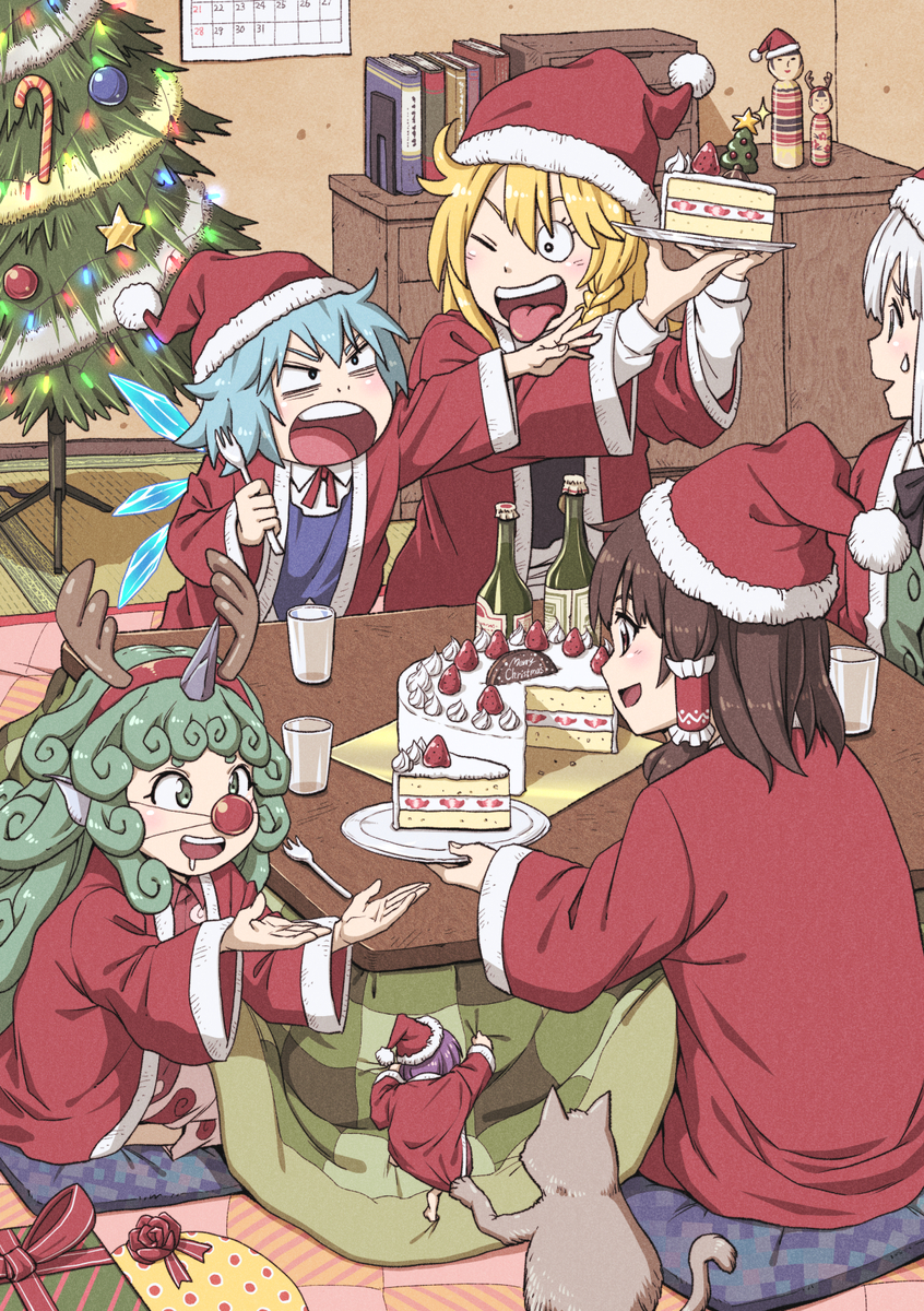 This is a pixiv picture whose title is メリクリ🍰.