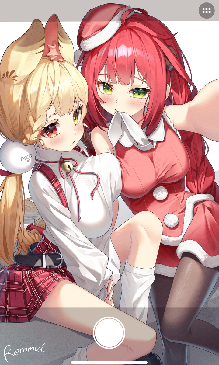 This is a pixiv picture whose title is 🎄.