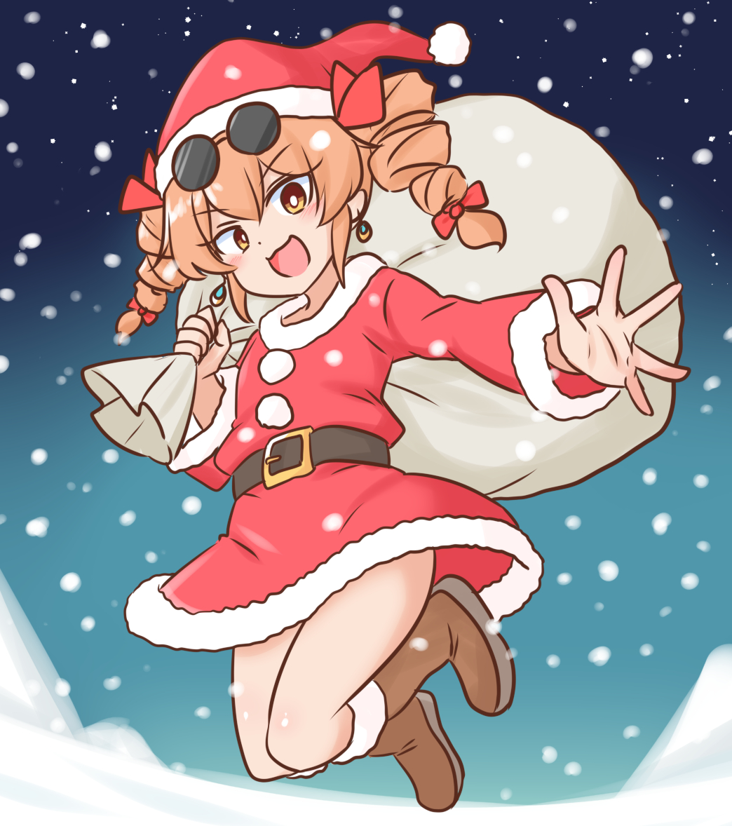 This is a pixiv picture whose title is サンタ女苑ちゃん.