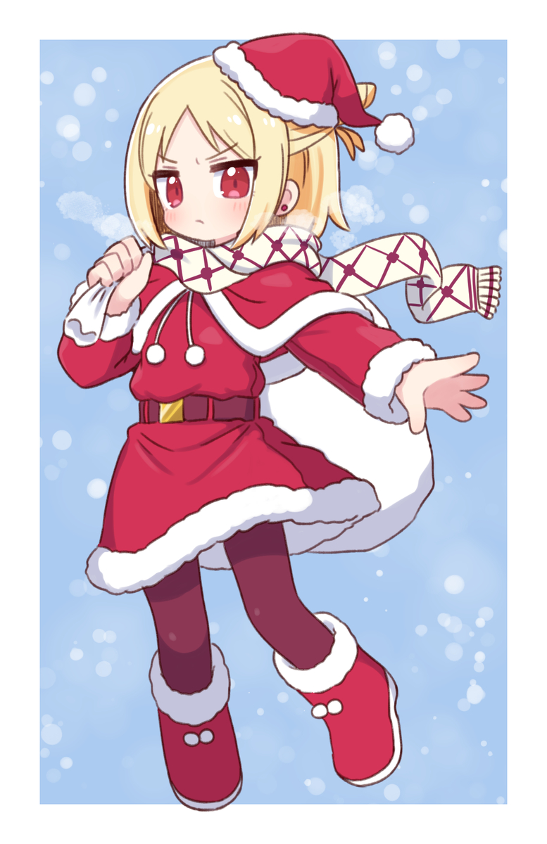 This is a pixiv picture whose title is サンタエメルさま.
