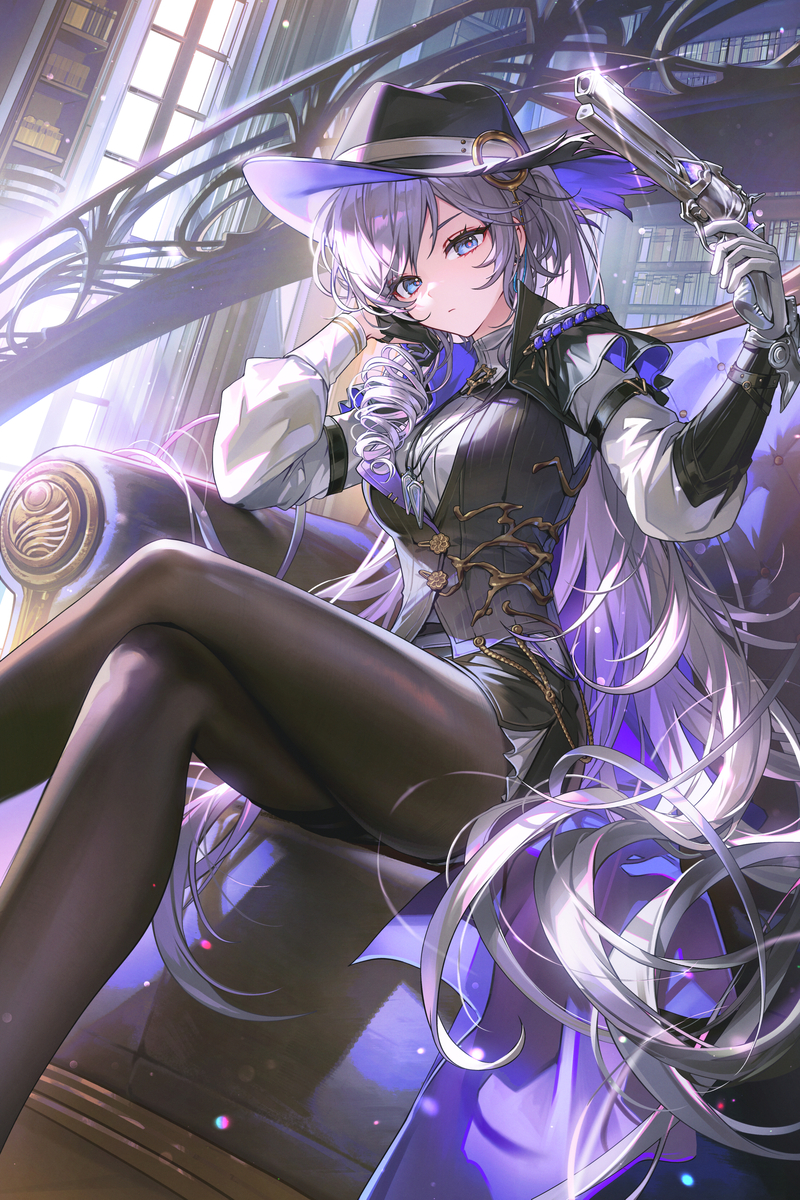 This is a pixiv picture whose title is 白銀の城.