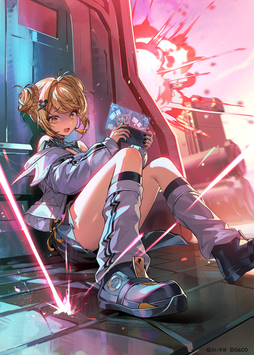 This is a pixiv picture whose title is 《逆転のハイドギャル》.