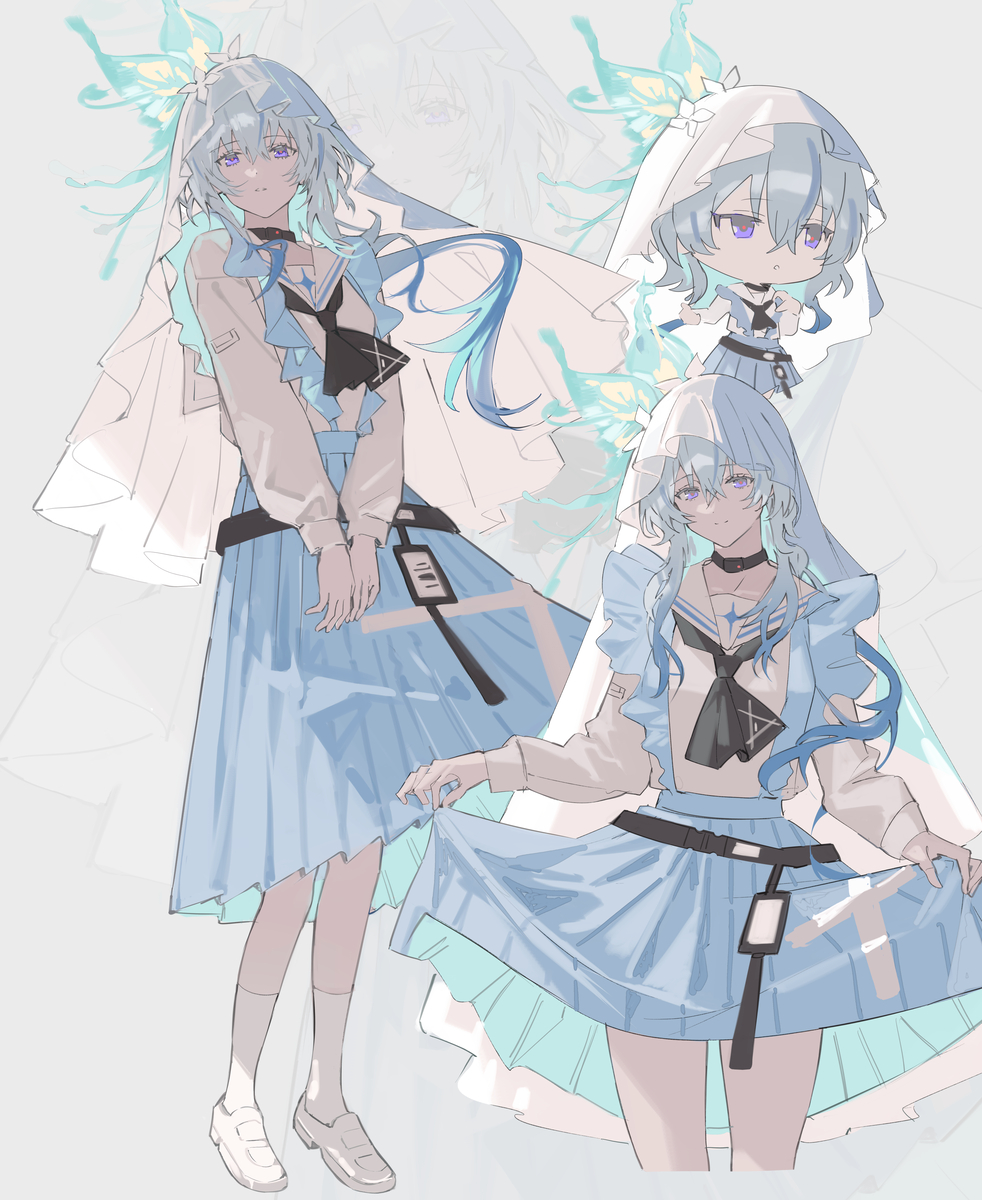 This is a pixiv picture whose title is スタートーチ学園旧制服ver.ショアキーパー.