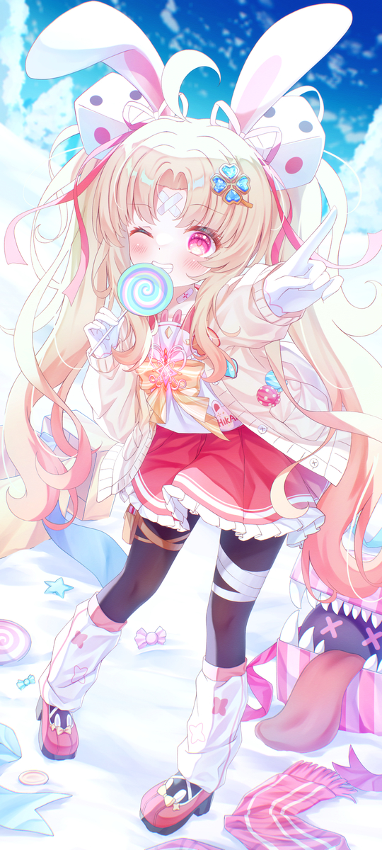 This is a pixiv picture whose title is 【委托】平安夜也要守护和平的魔法少女！.