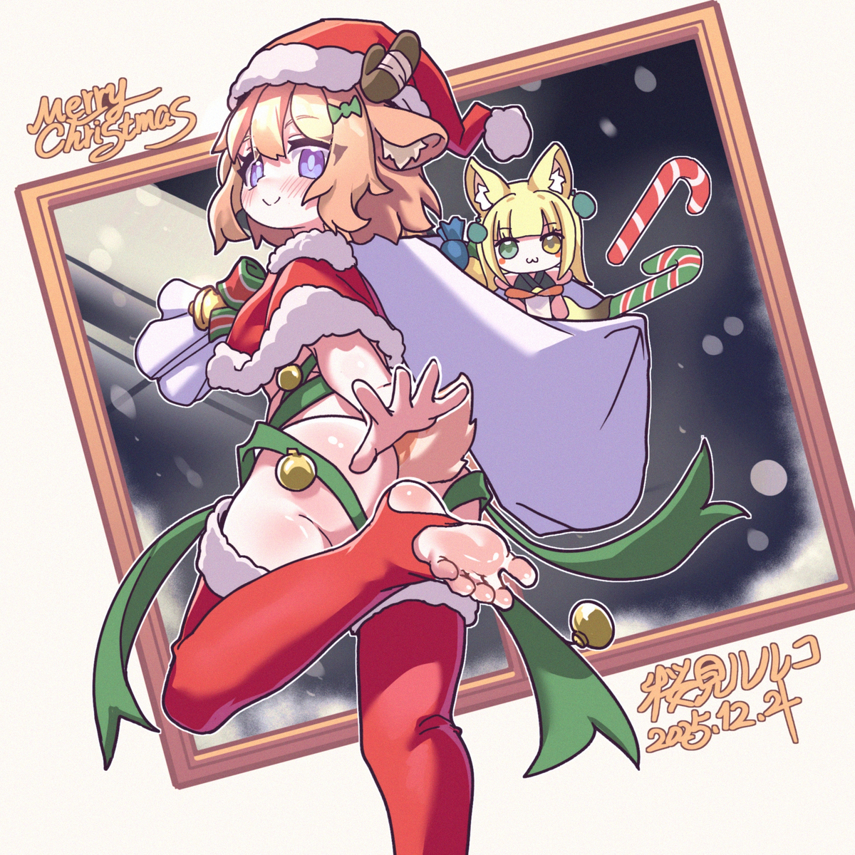 This is a pixiv picture whose title is Merry Christmas.