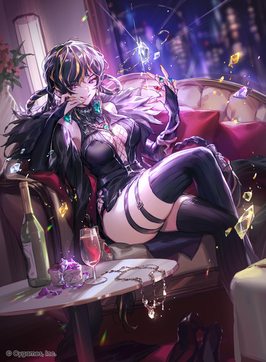 This is a pixiv picture whose title is 越光の六銘伝・マナ (UR).