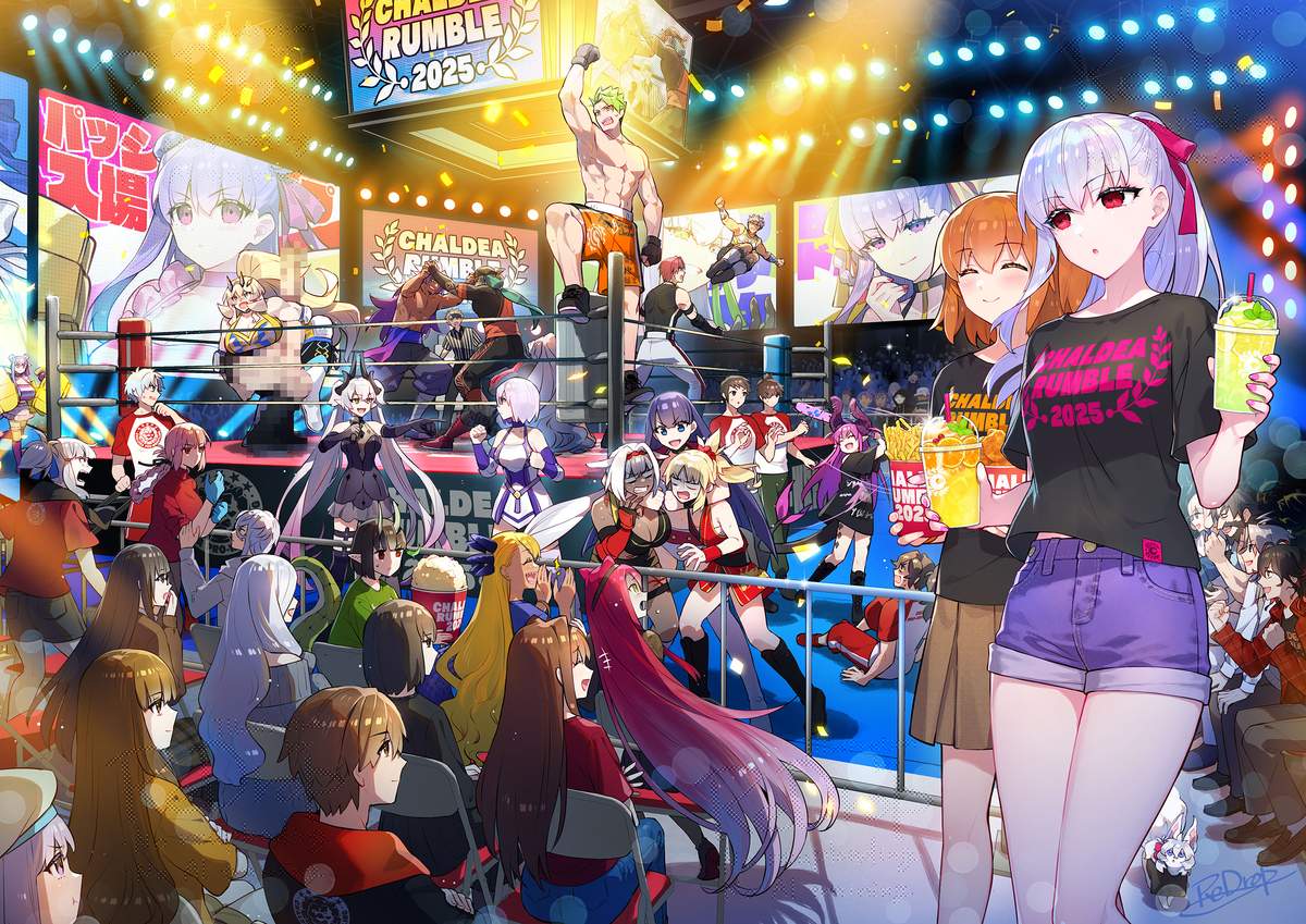 This is a pixiv picture whose title is カルデアランブル2025.