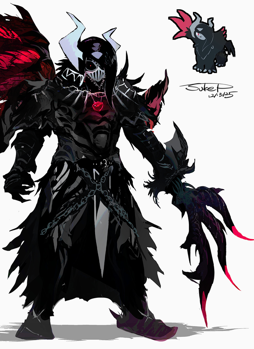 This is a pixiv picture whose title is メガアブソルZモチーフの騎士.