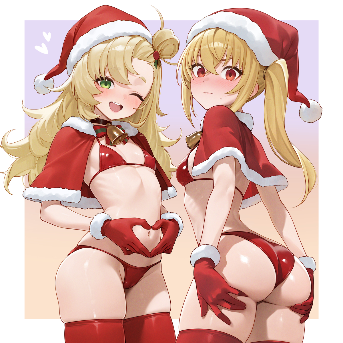 This is a pixiv picture whose title is Merry Christmas.