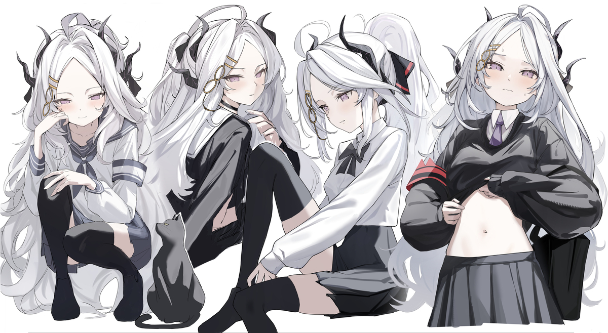 This is a pixiv picture whose title is 🤍❄️🎄.