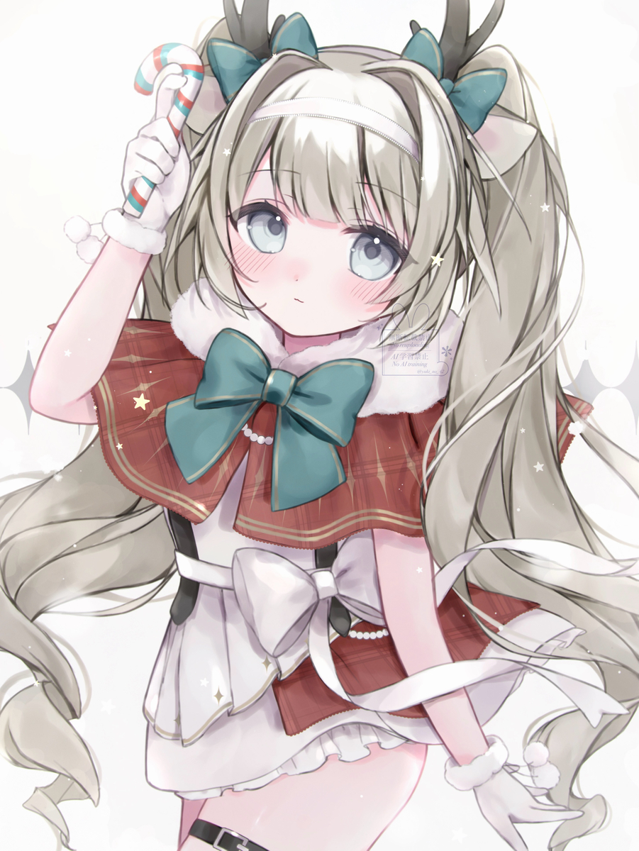 This is a pixiv picture whose title is 🦌.