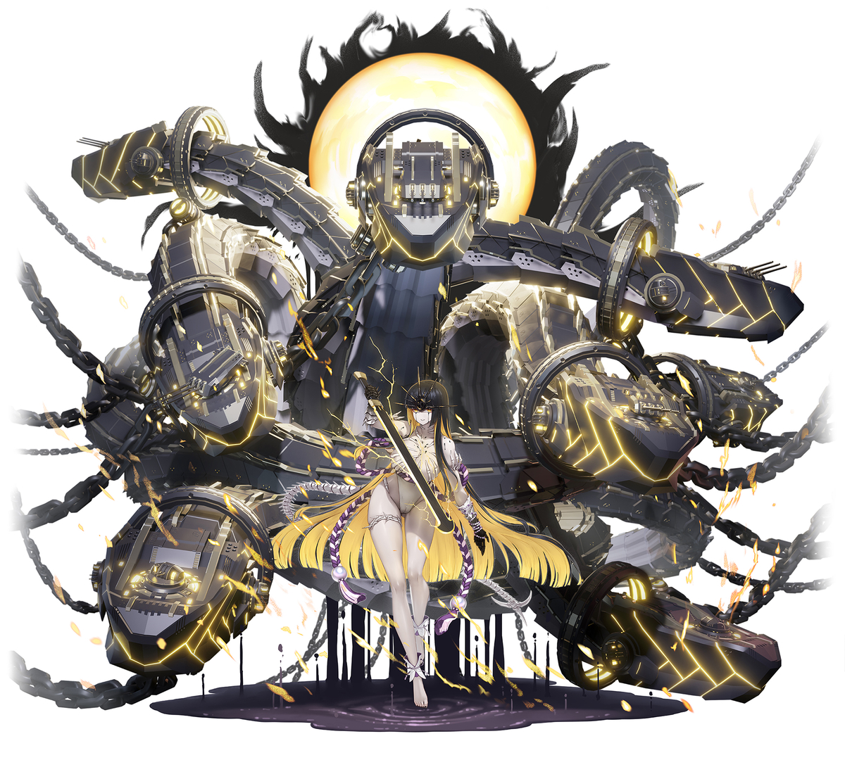 This is a pixiv picture whose title is 战舰少女R 11周年 活动BOSS.