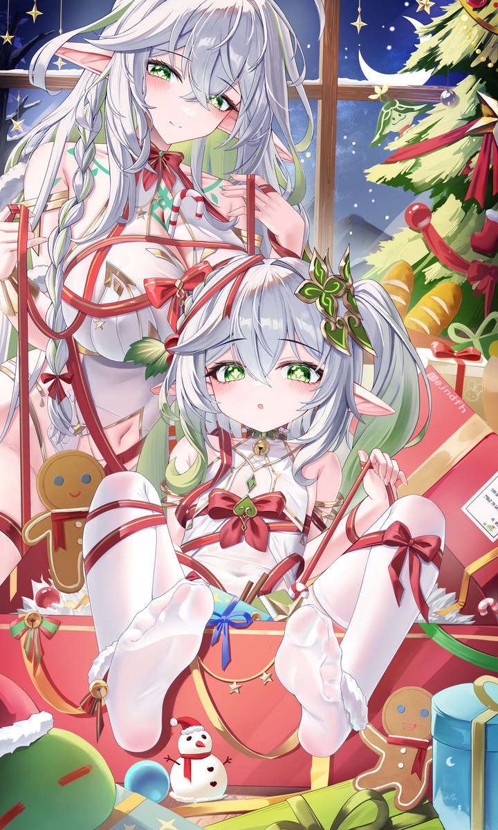 This is a pixiv picture whose title is 圣诞草全年龄🎄🎄🎄🎄🎄🎄.