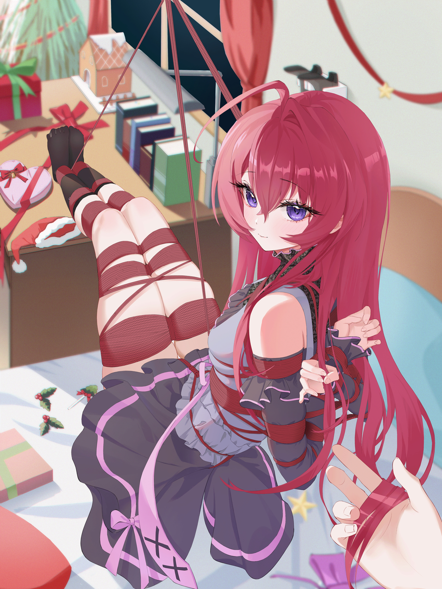 This is a pixiv picture whose title is sana 我的圣诞礼物 メリークリスマス.