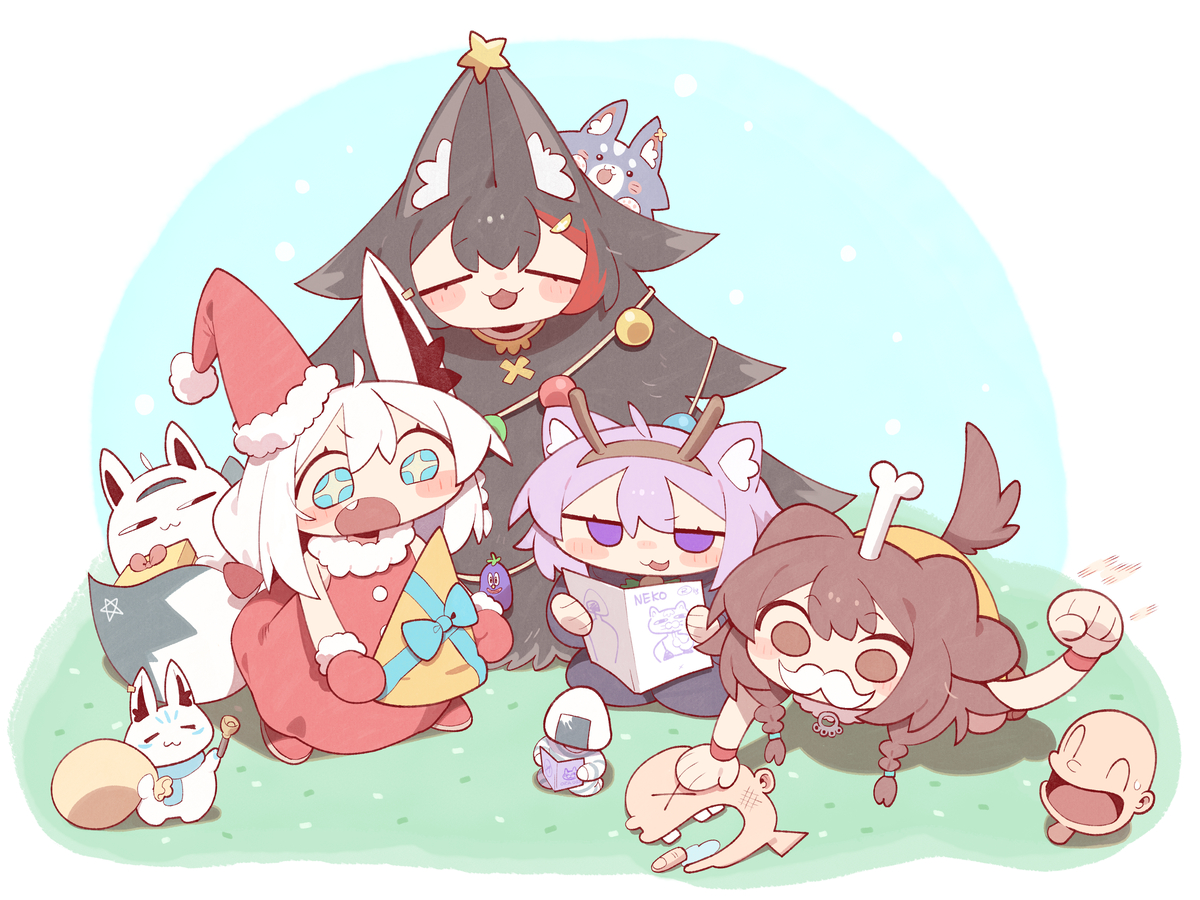 This is a pixiv picture whose title is 늦은 크리스마스.