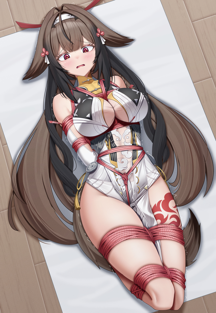 This is a pixiv picture whose title is 修行中.